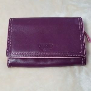 Authentic Coach leather wallet.